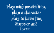 (fablusi supports distance learning online education) Play with possibilities, play a character, play to have fun, discover and learn